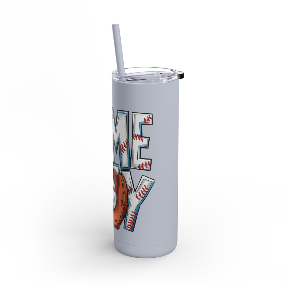 Game Day Tumbler - 20oz Matte Skinny Cup for Sports Fans