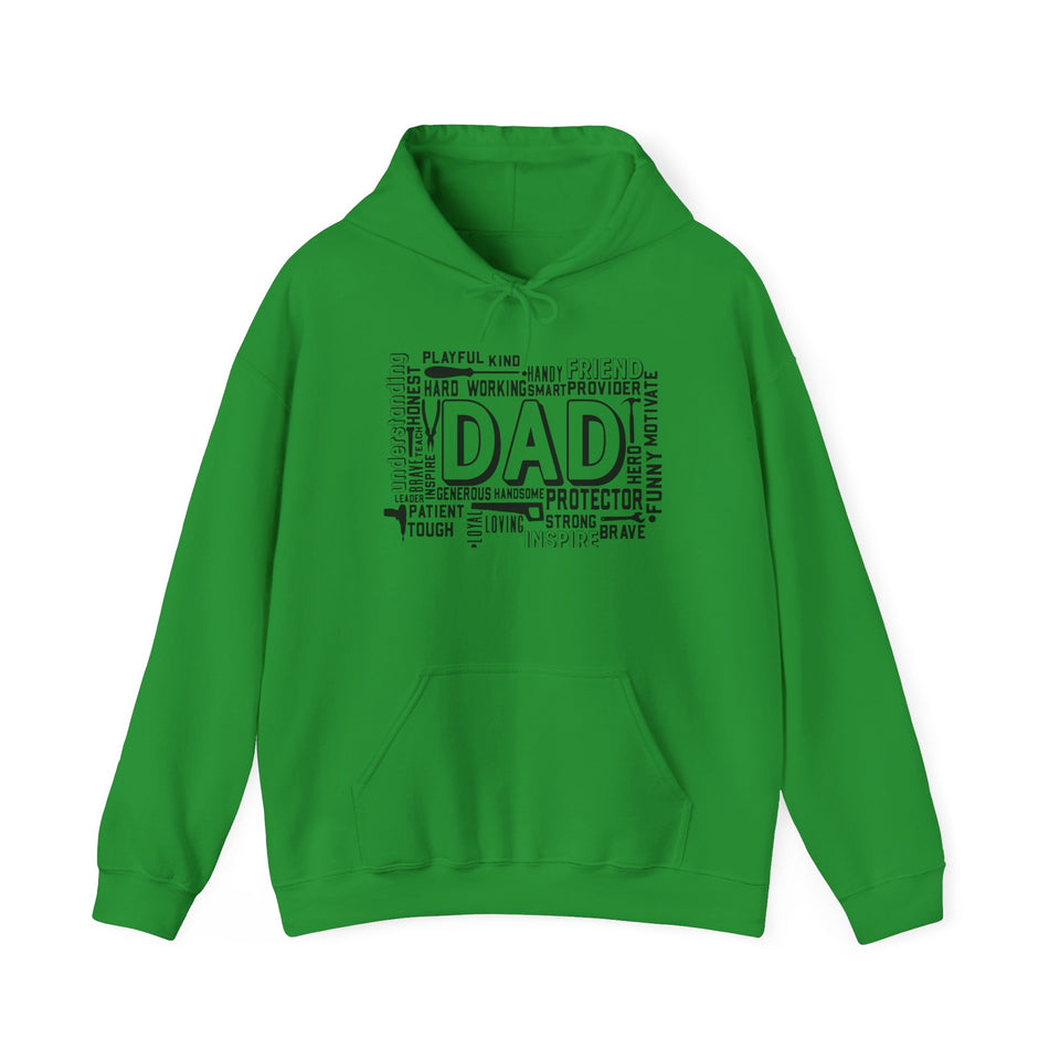 What A Dad Is Unisex Heavy Blend™ Hooded Sweatshirt