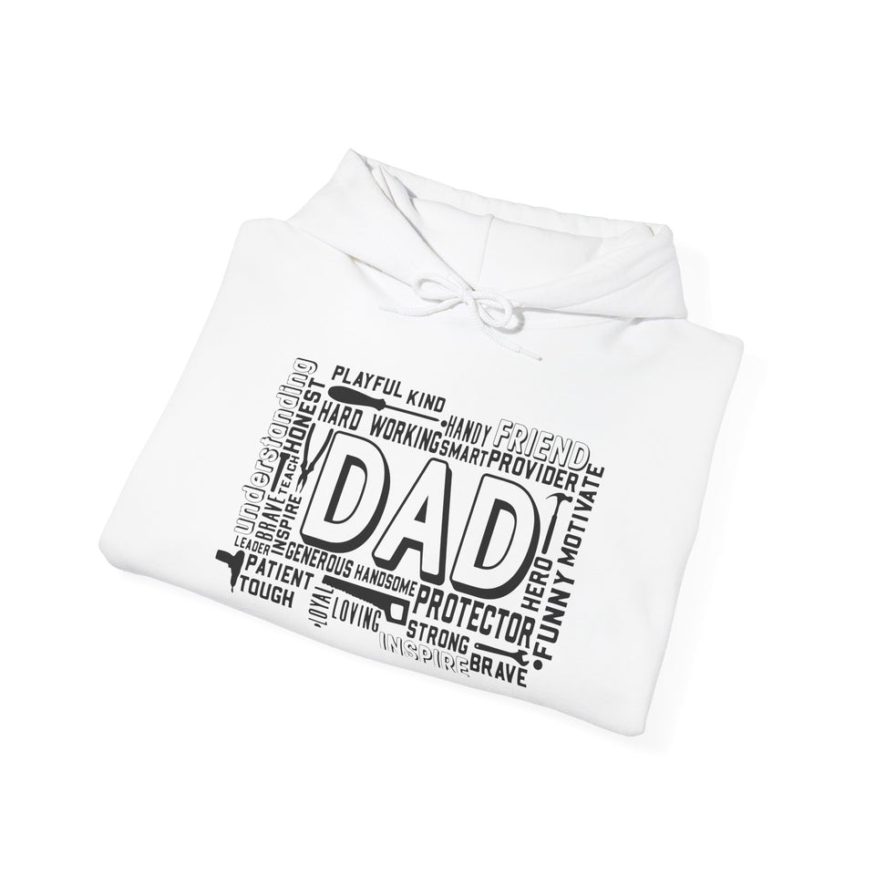 What A Dad Is Unisex Heavy Blend™ Hooded Sweatshirt
