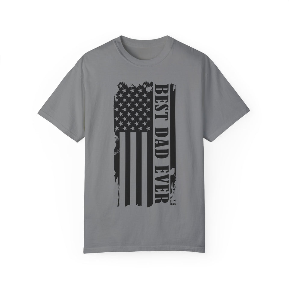 Best Dad Ever Unisex Garment-Dyed T-Shirt