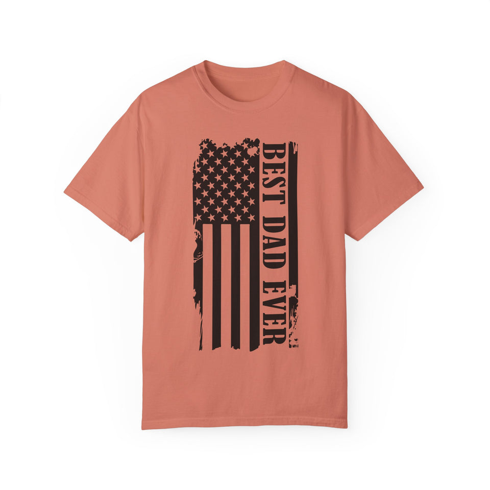 Best Dad Ever Unisex Garment-Dyed T-Shirt