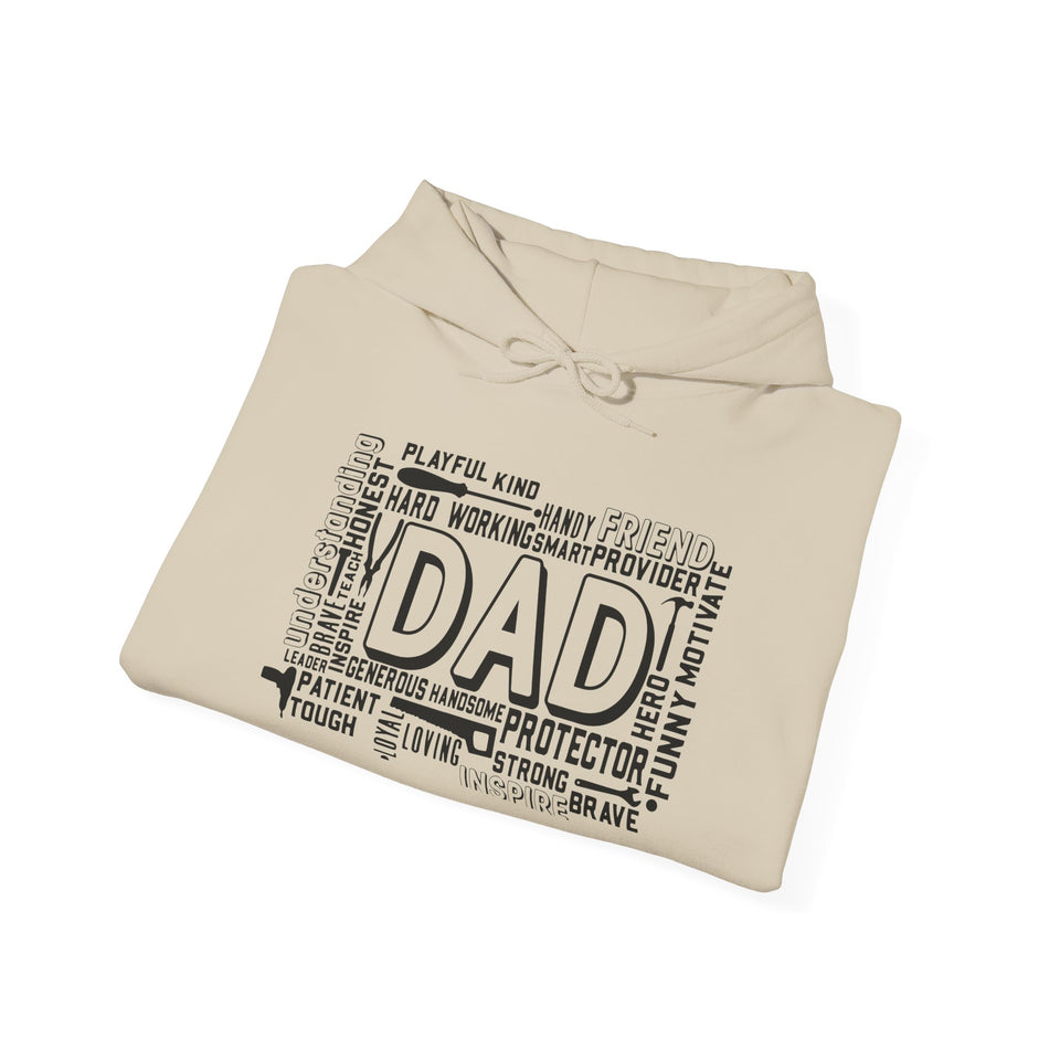 What A Dad Is Unisex Heavy Blend™ Hooded Sweatshirt