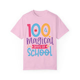 100 Magical Days Of School Unisex Garment-Dyed T-shirt