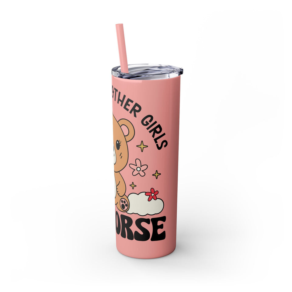 Im Not Like Other Girls, Im Worse Skinny Tumbler with Straw, 20oz