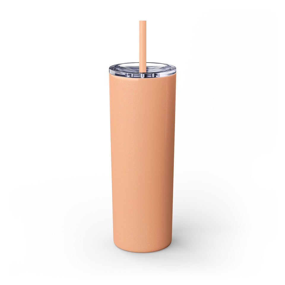 Hot Cowgirl Summer Skinny Tumbler with Straw, 20oz
