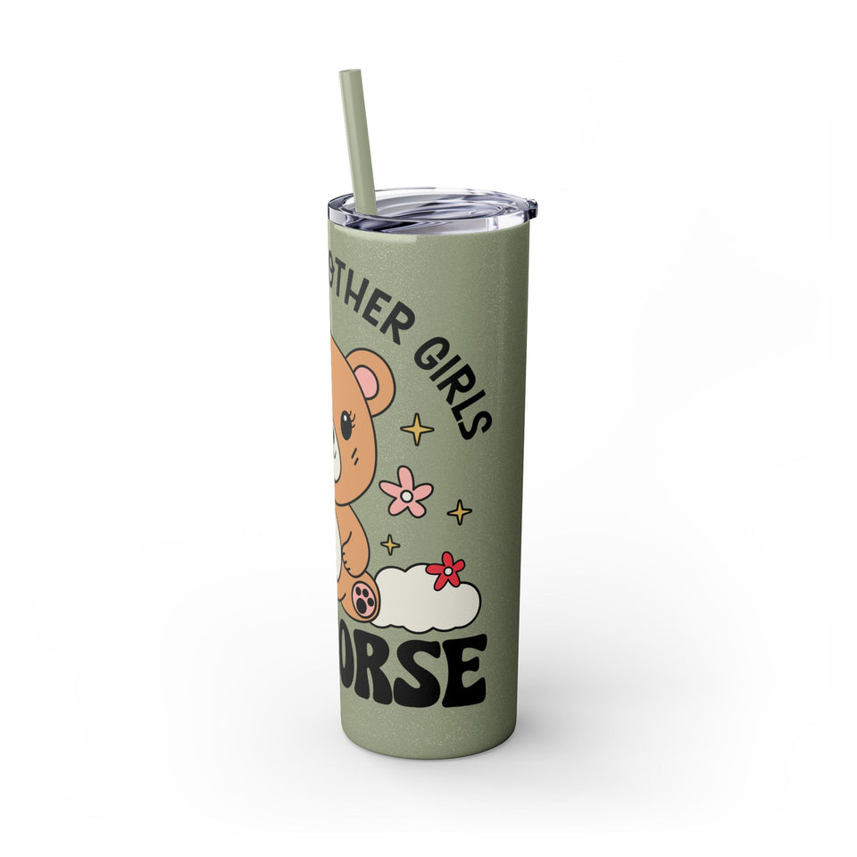 Im Not Like Other Girls, Im Worse Skinny Tumbler with Straw, 20oz