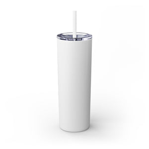 Mama Leopard Print Skinny Tumbler with Straw - 20oz