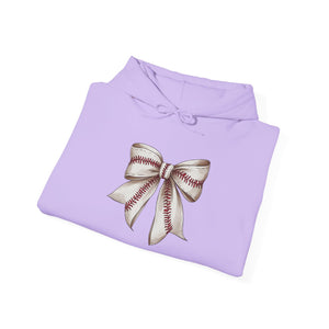 Baseball Bow Unisex Hooded Sweatshirt