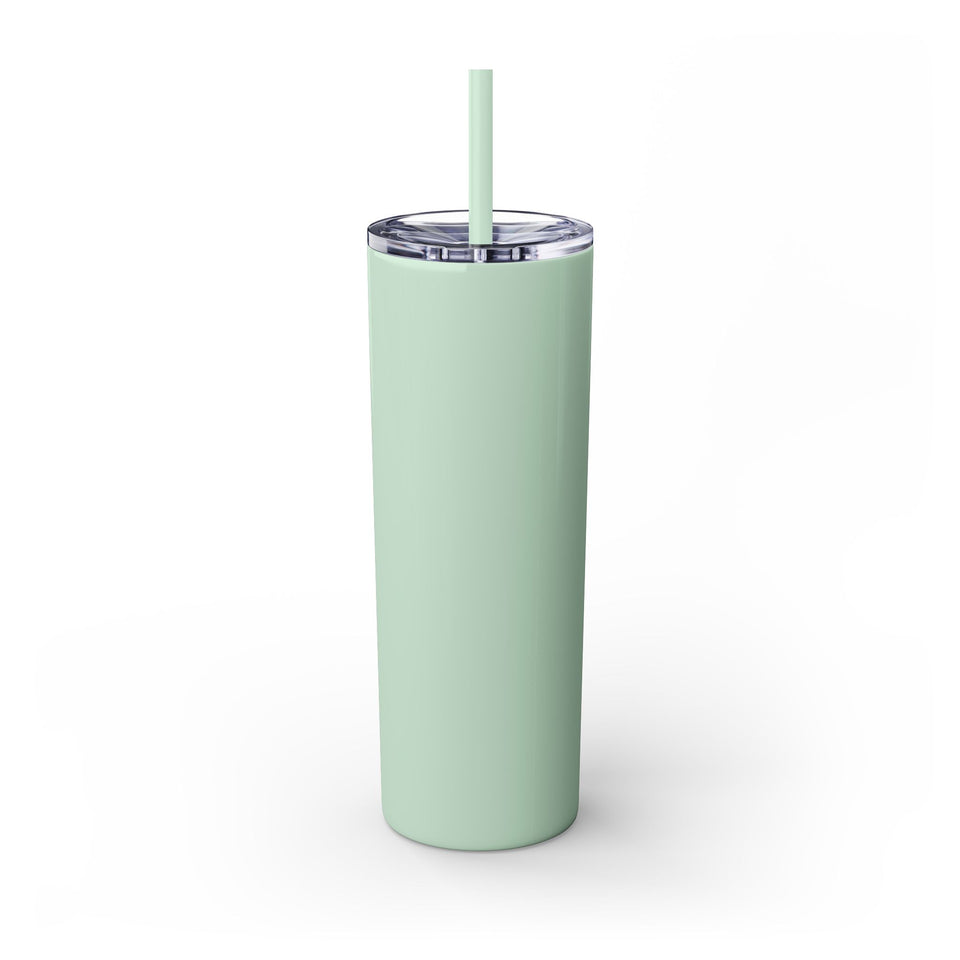 Hot Cowgirl Summer Skinny Tumbler with Straw, 20oz