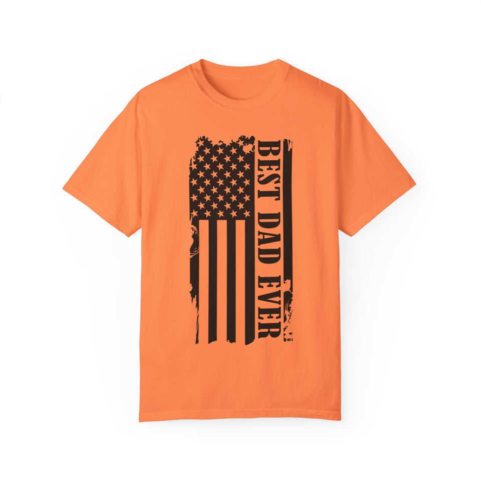 Best Dad Ever Unisex Garment-Dyed T-Shirt