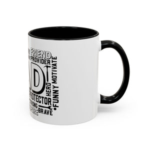 What A Dad Is Accent Coffee Mug (11, 15oz)