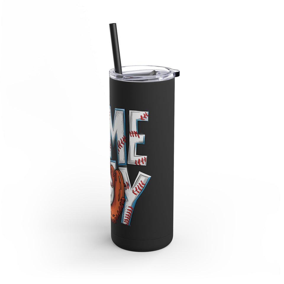 Game Day Tumbler - 20oz Matte Skinny Cup for Sports Fans