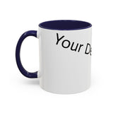 Personalized Accent Coffee Mug - Customizable Design for Home or Office