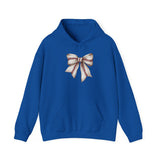 Baseball Bow Unisex Hooded Sweatshirt