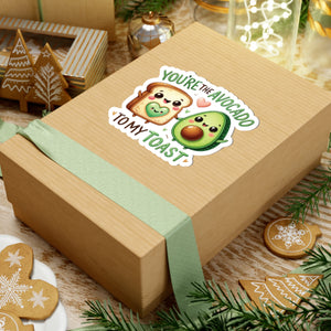 Your Avocado To My Toast Kiss-Cut Stickers