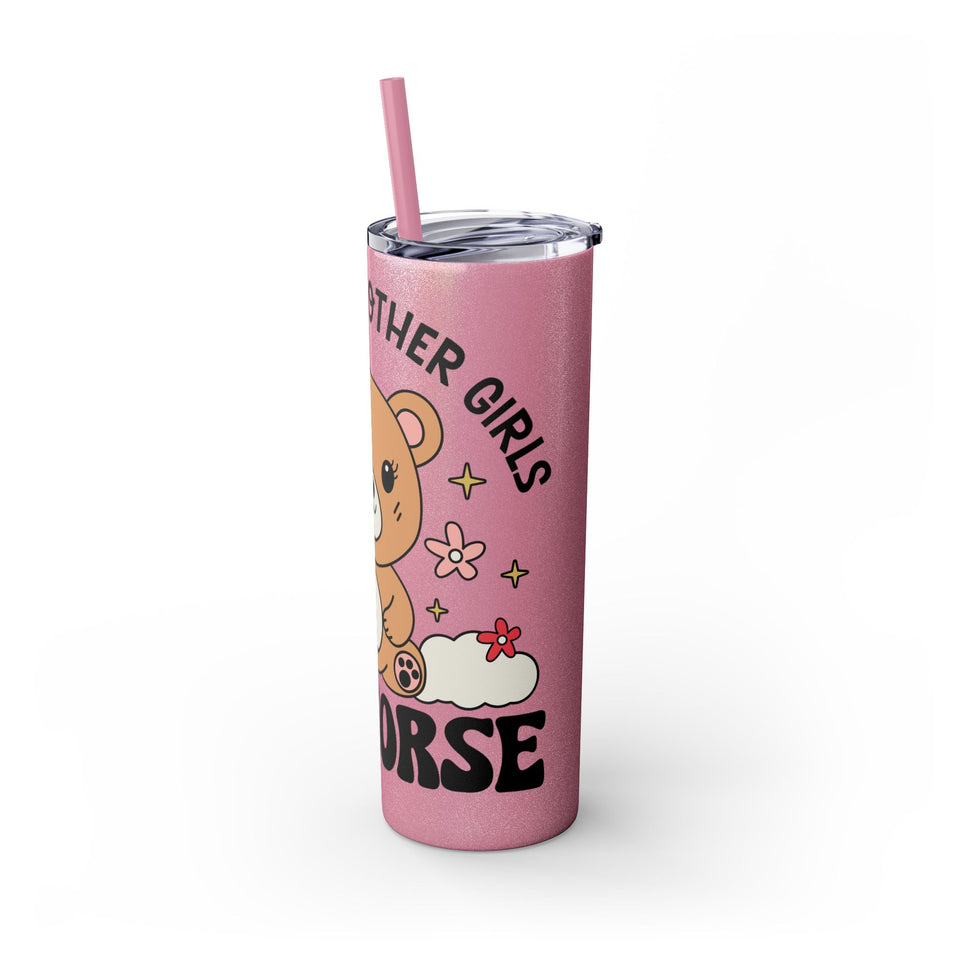 Im Not Like Other Girls, Im Worse Skinny Tumbler with Straw, 20oz