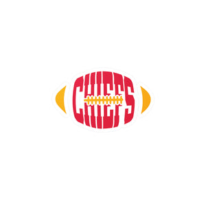 Kansas City Chiefs Kiss-Cut Vinyl Decals - Perfect for Fans and Home Decor