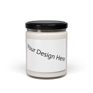 Customizable Scented Soy Candle - Personalizable 9oz Jar for Home Fragrance