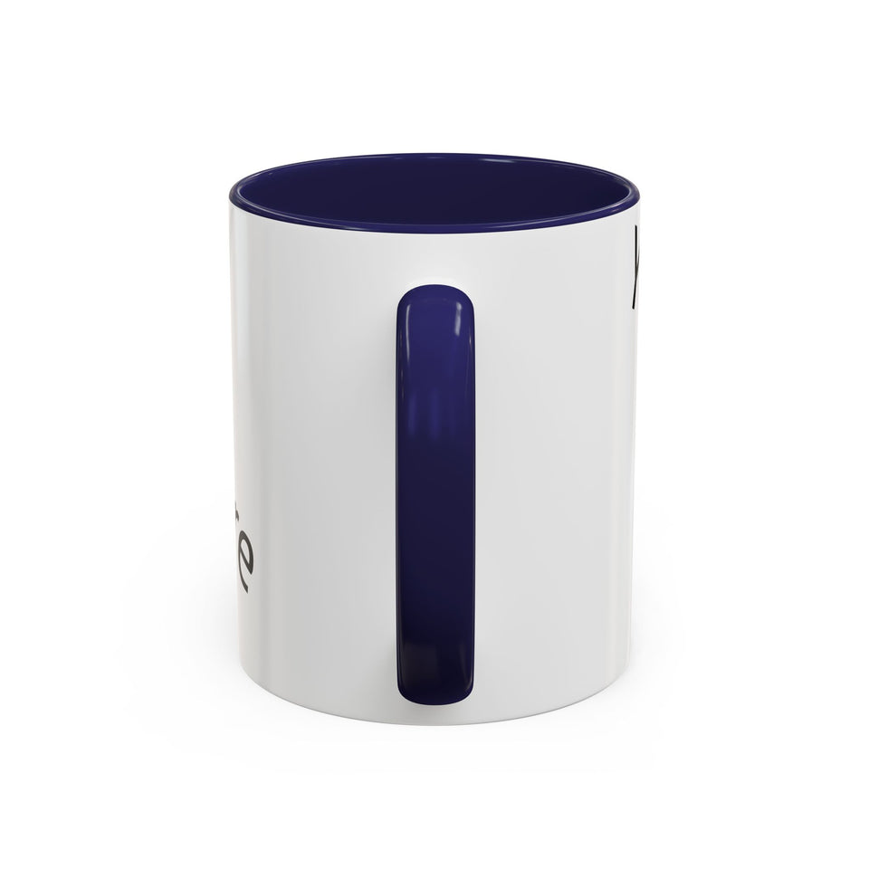 Personalized Accent Coffee Mug - Customizable Design for Home or Office