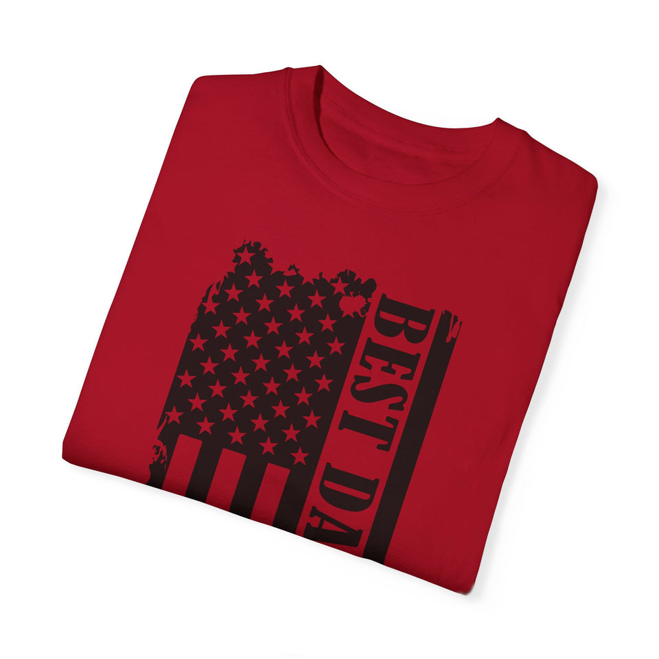 Best Dad Ever Unisex Garment-Dyed T-Shirt
