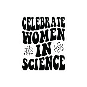 Celebrate Women In Science Kiss-Cut Stickers