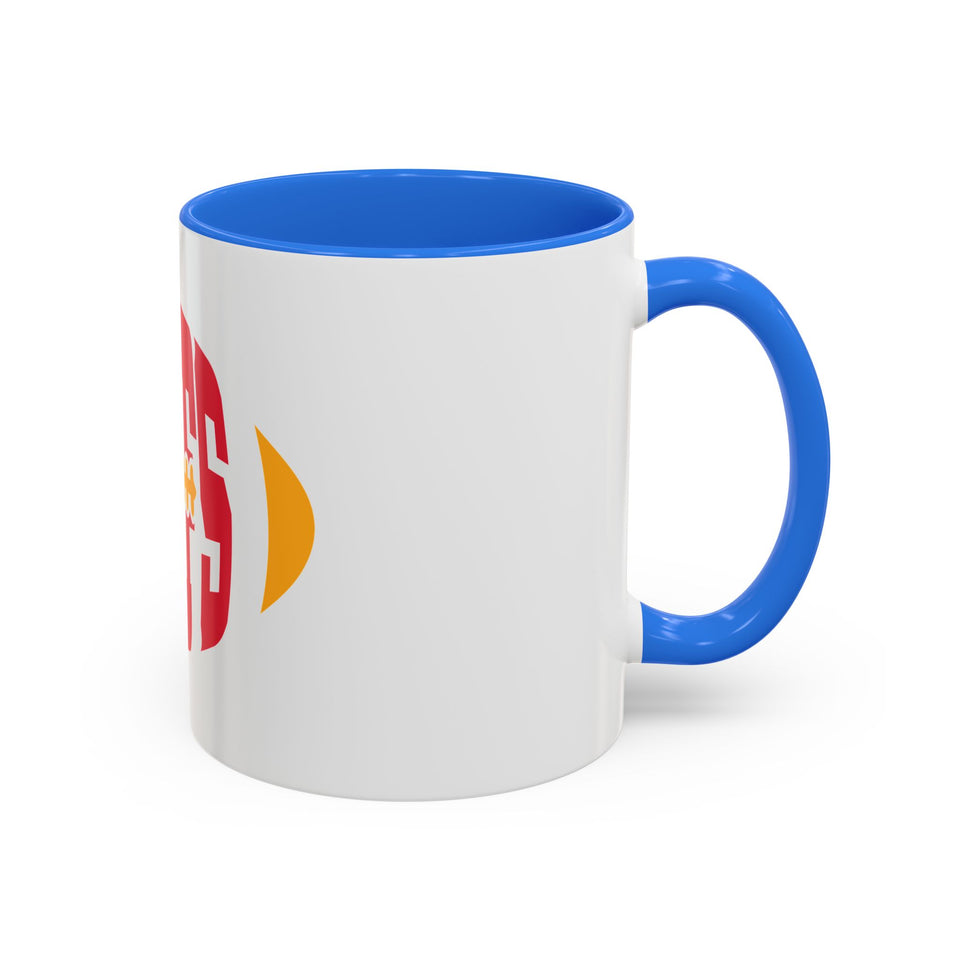 Chiefs Football Mug - Colorful 11oz & 15oz Ceramic Coffee Cup