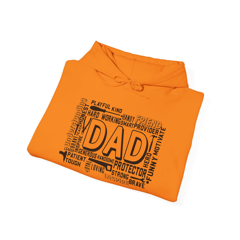 What A Dad Is Unisex Heavy Blend™ Hooded Sweatshirt