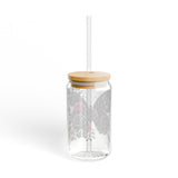 Butterfly Rose Sipper Glass - 16oz Eco-Friendly Drinkware