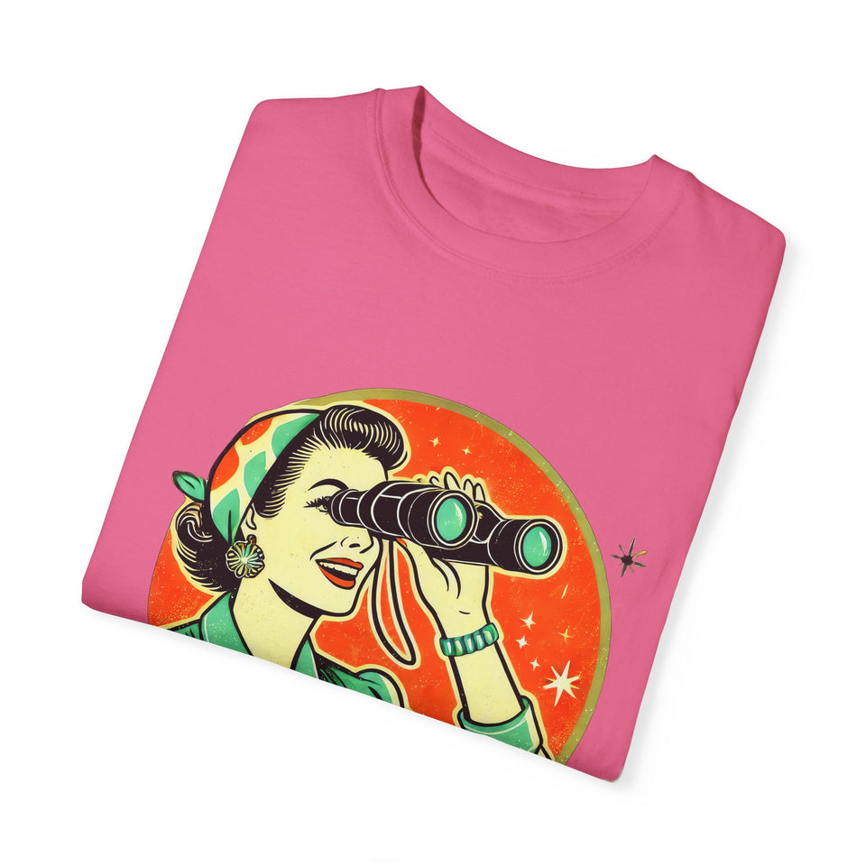 "Oh Look! Nobody Gives a Shit" Funny Unisex Garment-Dyed T-Shirt
