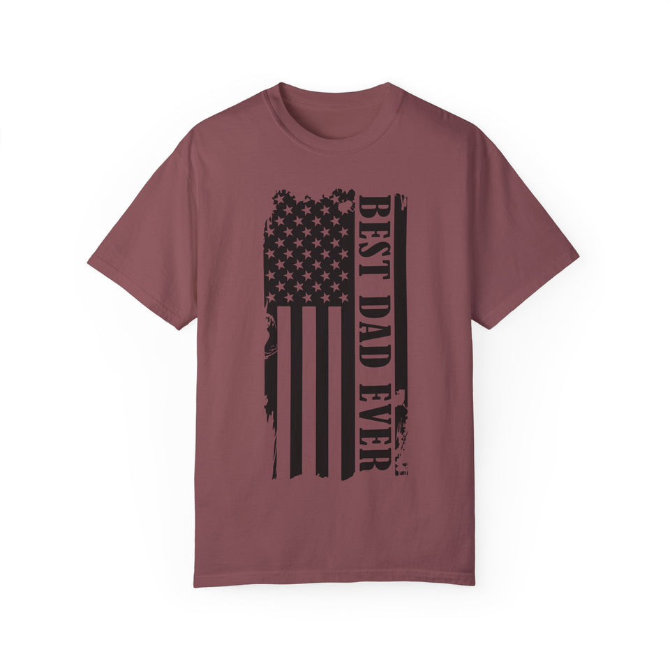 Best Dad Ever Unisex Garment-Dyed T-Shirt