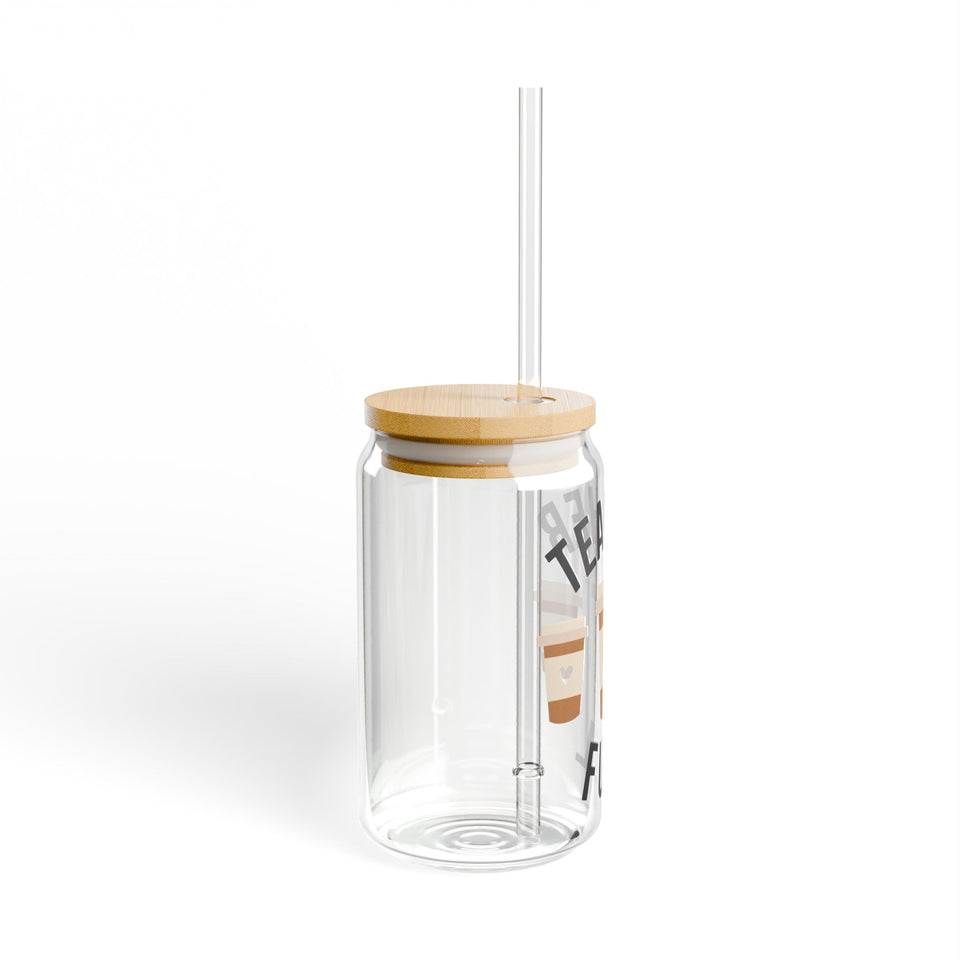 Teacher Fuel Sipper Glass, 16oz