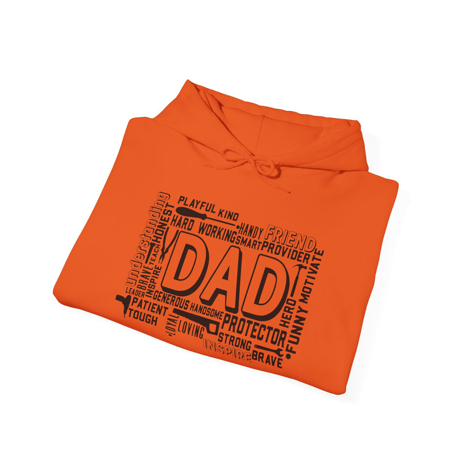 What A Dad Is Unisex Heavy Blend™ Hooded Sweatshirt
