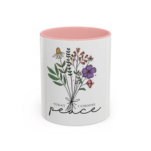 Today I Choose  Peace Coffee Mug - Choose Peace Design (11 & 15oz)