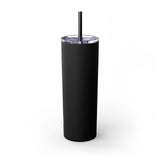 Caution You May Fall In Love Skinny Tumbler with Straw, 20oz