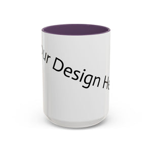 Personalized Accent Coffee Mug - Customizable Design for Home or Office