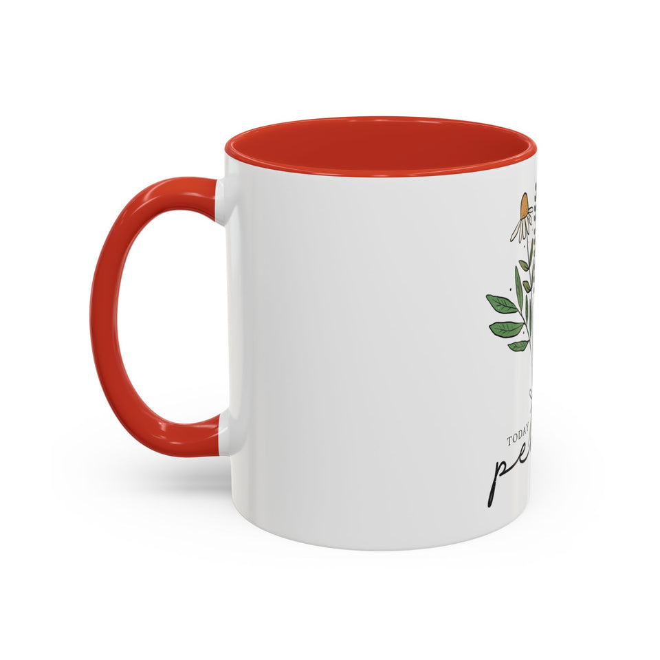 Today I Choose  Peace Coffee Mug - Choose Peace Design (11 & 15oz)