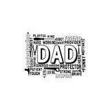 What A Dad Is Kiss-Cut Vinyl Decals