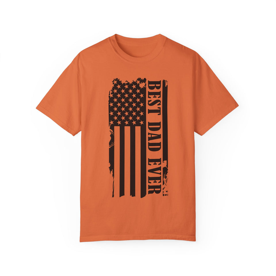 Best Dad Ever Unisex Garment-Dyed T-Shirt