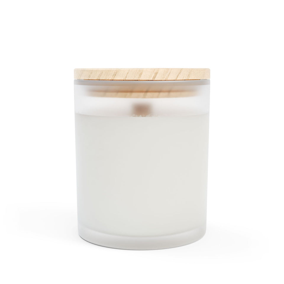 Oh, Look! Nobody Gives a Shit Funny Frosted Glass Candle  11oz