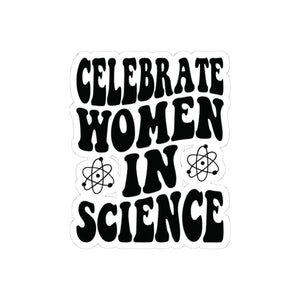 Celebrate Women In Science Kiss-Cut Stickers