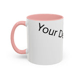 Personalized Accent Coffee Mug - Customizable Design for Home or Office