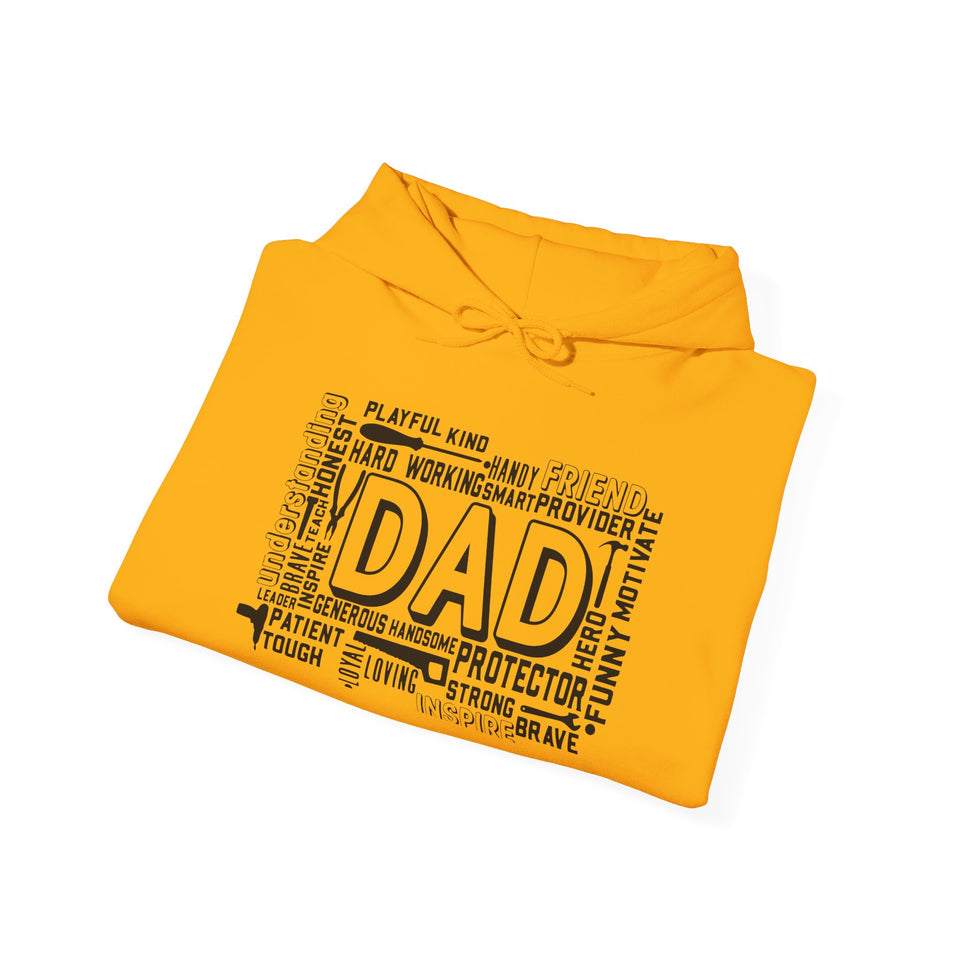 What A Dad Is Unisex Heavy Blend™ Hooded Sweatshirt