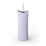 Caution You May Fall In Love Skinny Tumbler with Straw, 20oz
