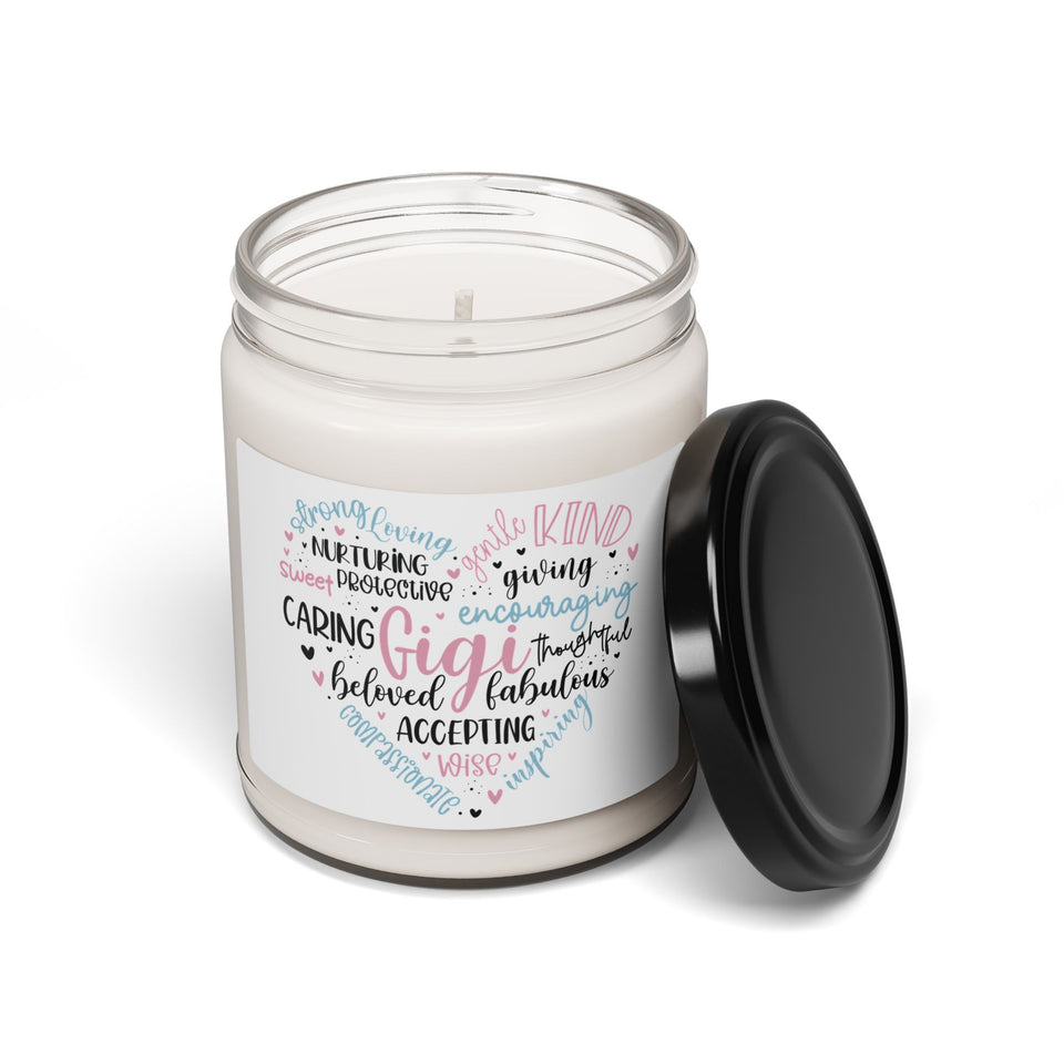 Gigi Heart Scented Soy Candle, 9oz