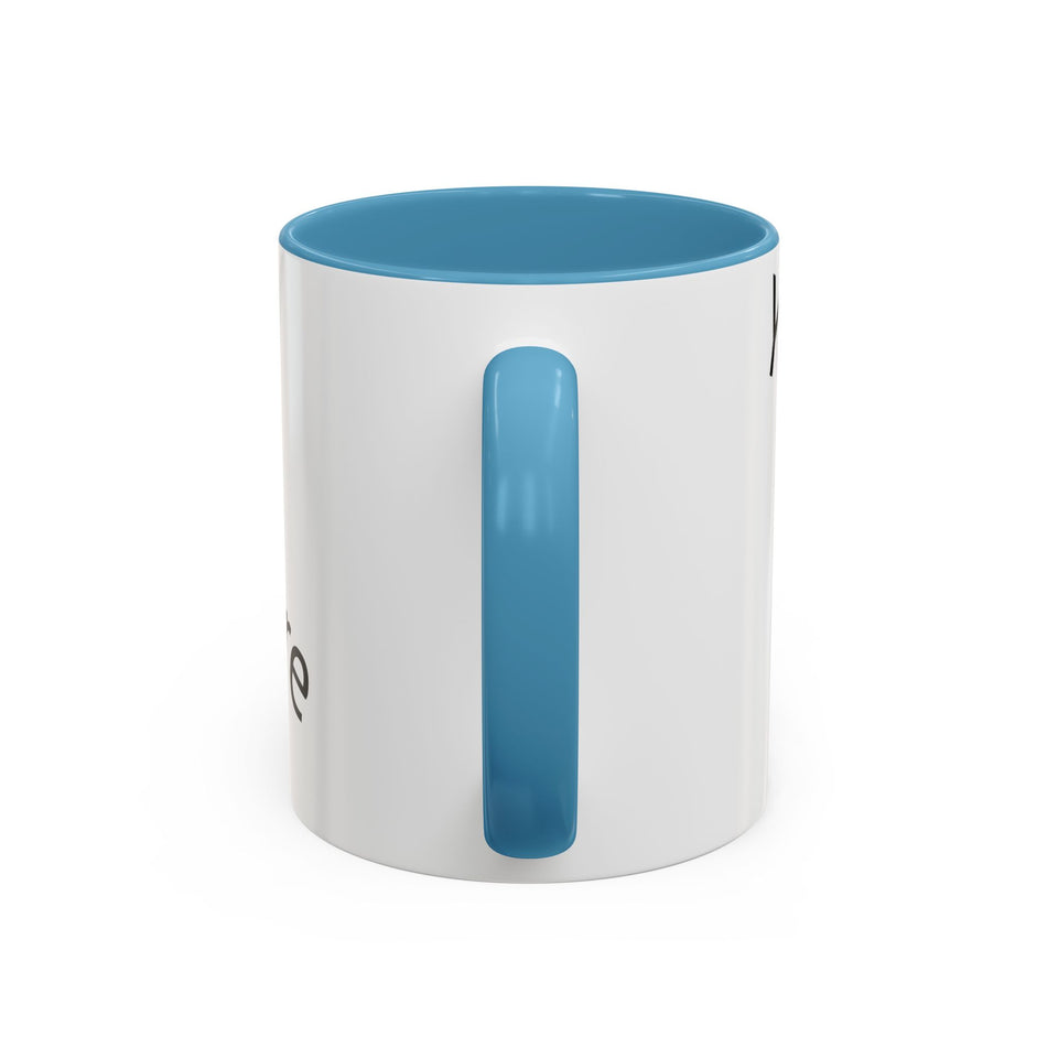 Personalized Accent Coffee Mug - Customizable Design for Home or Office