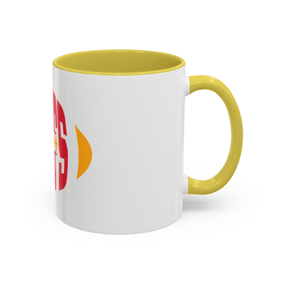Chiefs Football Mug - Colorful 11oz & 15oz Ceramic Coffee Cup