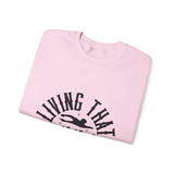 Living That Swimming Mom Life Unisex Heavy Blend™ Crewneck Sweatshirt
