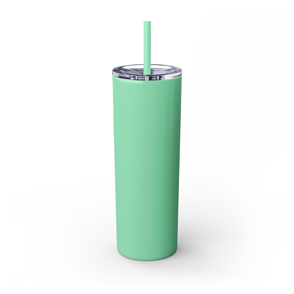 Hot Cowgirl Summer Skinny Tumbler with Straw, 20oz