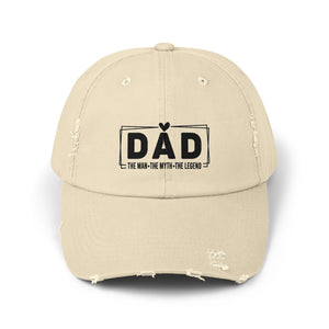 Distressed Cap for Dad - The Man, The Myth, The Legend