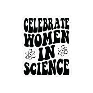 Celebrate Women In Science Kiss-Cut Stickers